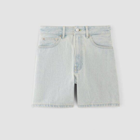 Everlane A-Line Denim Short in Spring Blue - Picture 3 of 3